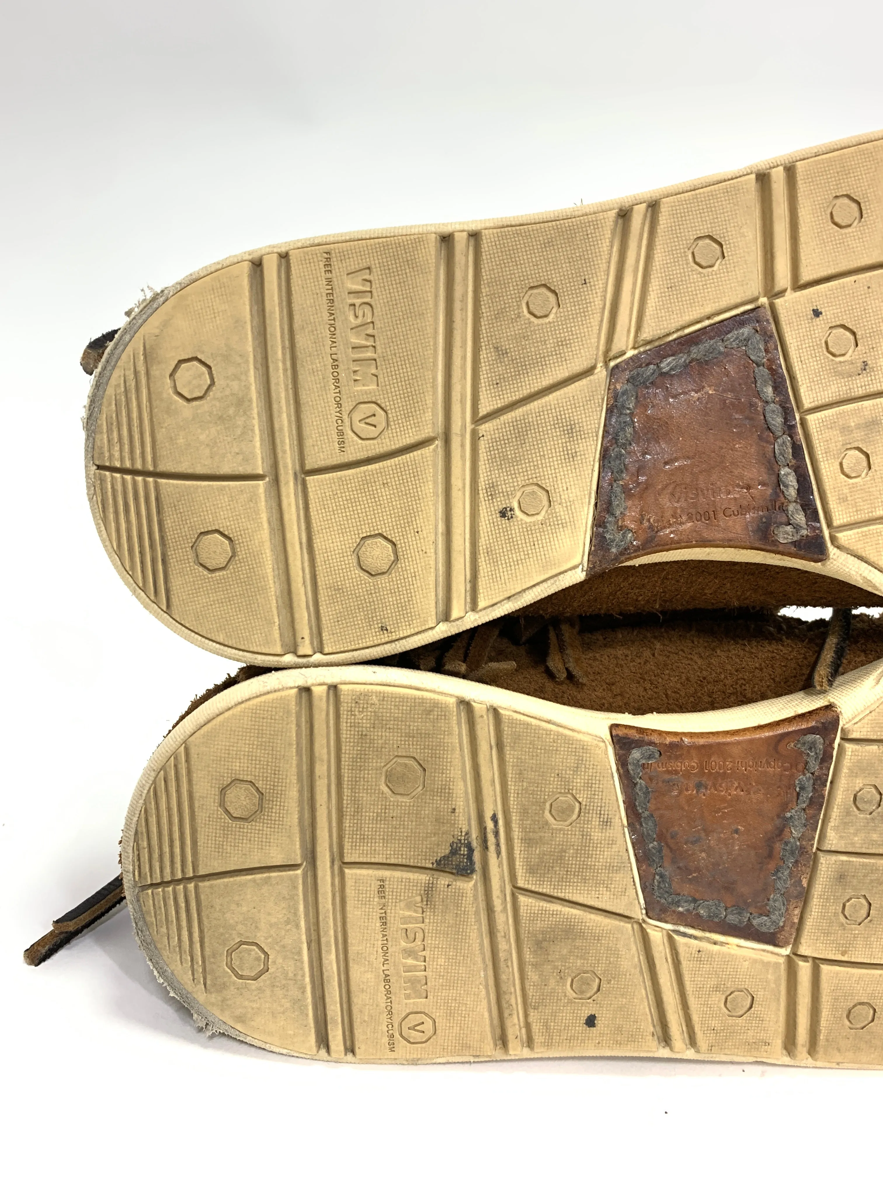 [9] Visvim FBT Lhamo Folk Suede Brown