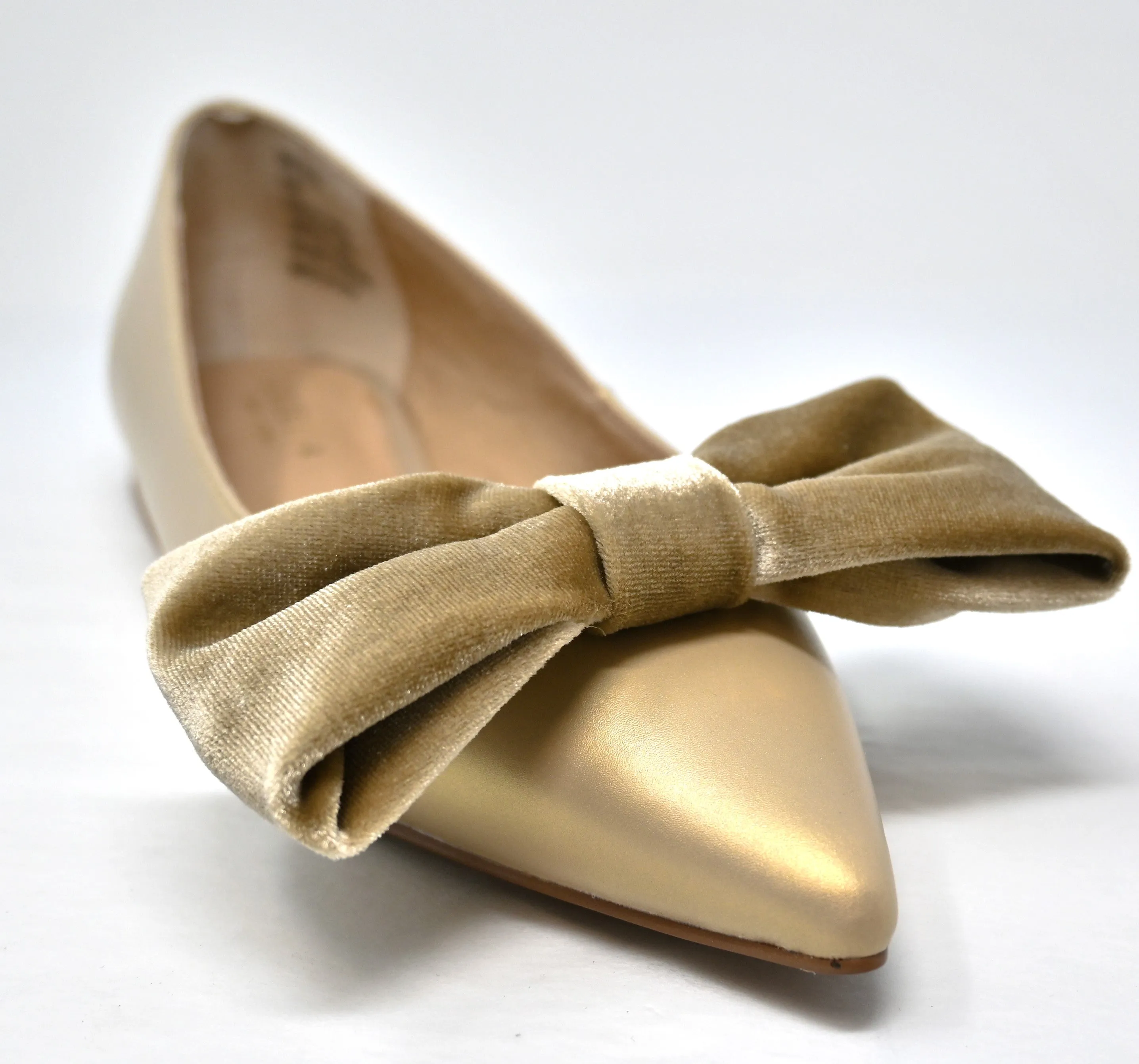Cecelia Brie Bow In Pearl Gold