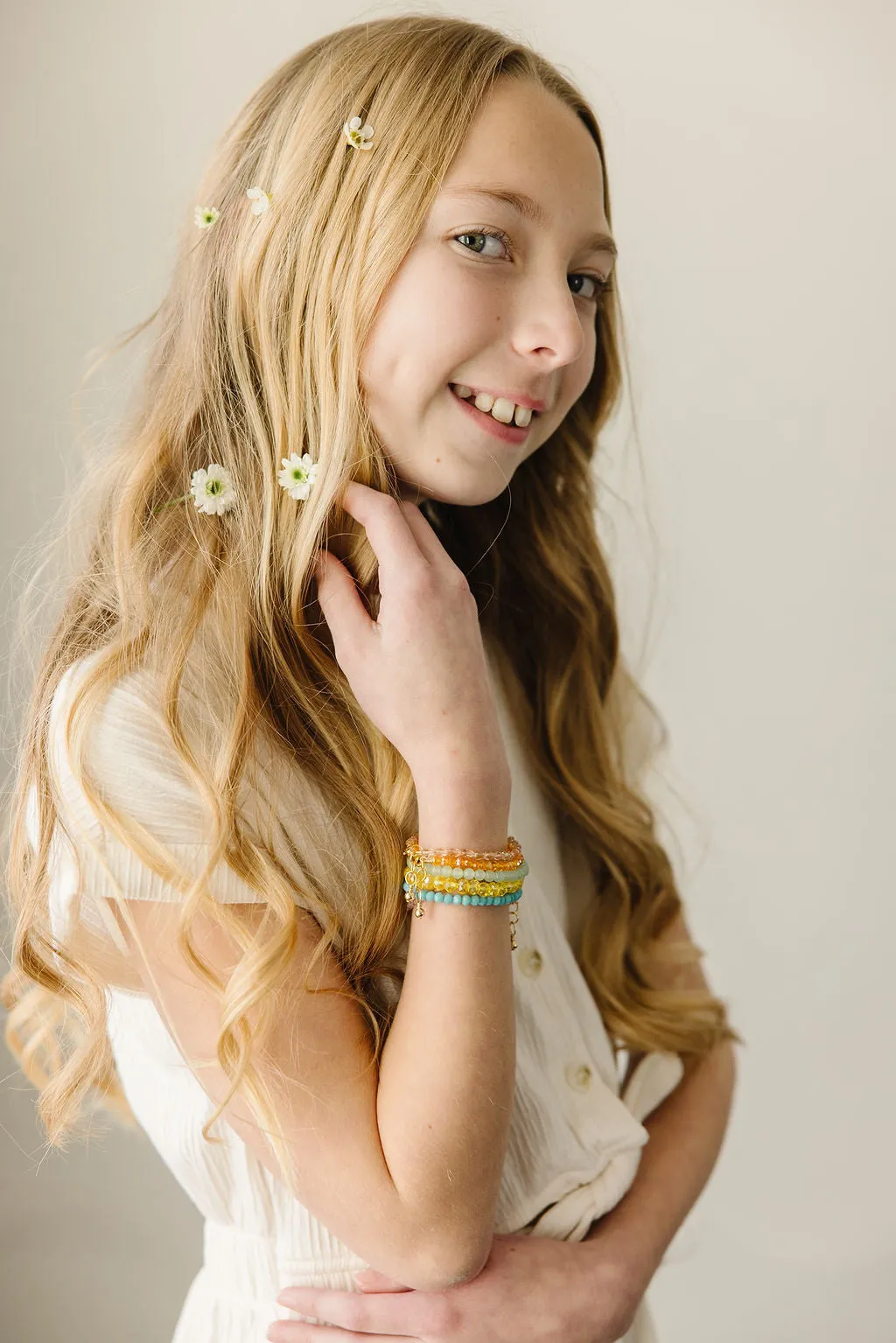 Celeste Mom   Mini Bracelet set (4MM Beads)
