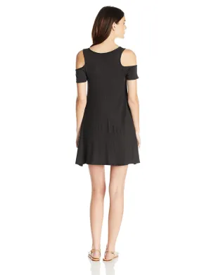 Clementine Women's Trapeze Short Sleeve Flowy Dress