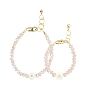 Daisy Mom   Mini Bracelet set (Blossom 4MM Beads)