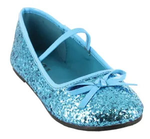 Flat Ballet Glitter Ch Bu Med  Costume Accessories