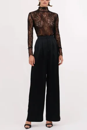 Mary Lace Top in Black