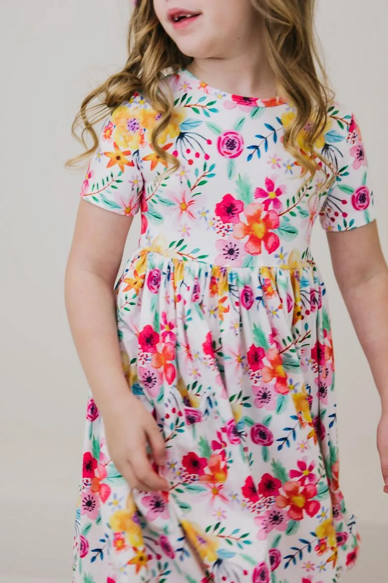 Mila & Rose Life in Full Bloom S/S Pocket Twirl Dress