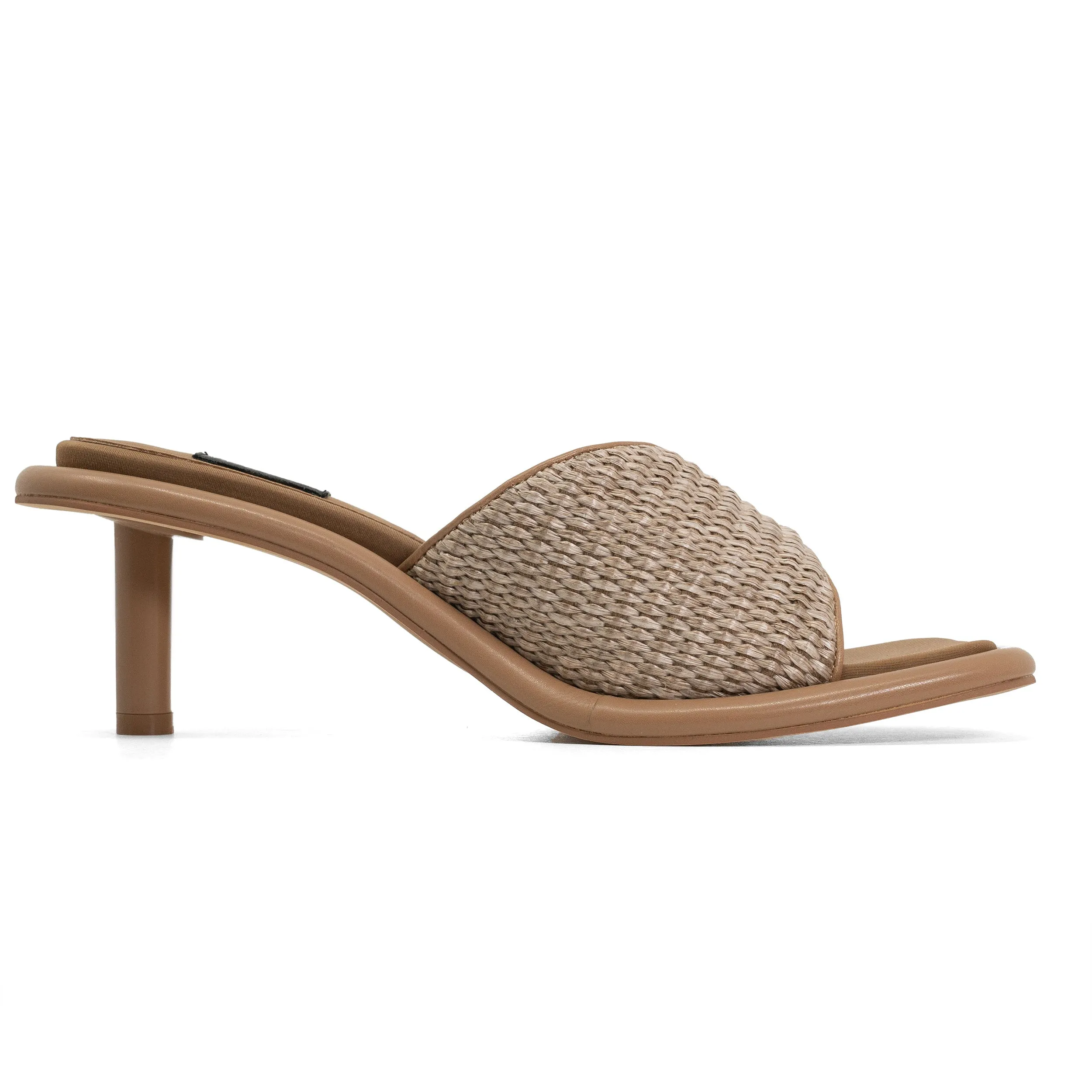 ROAM CHEVY HEEL NATURAL RAFFIA