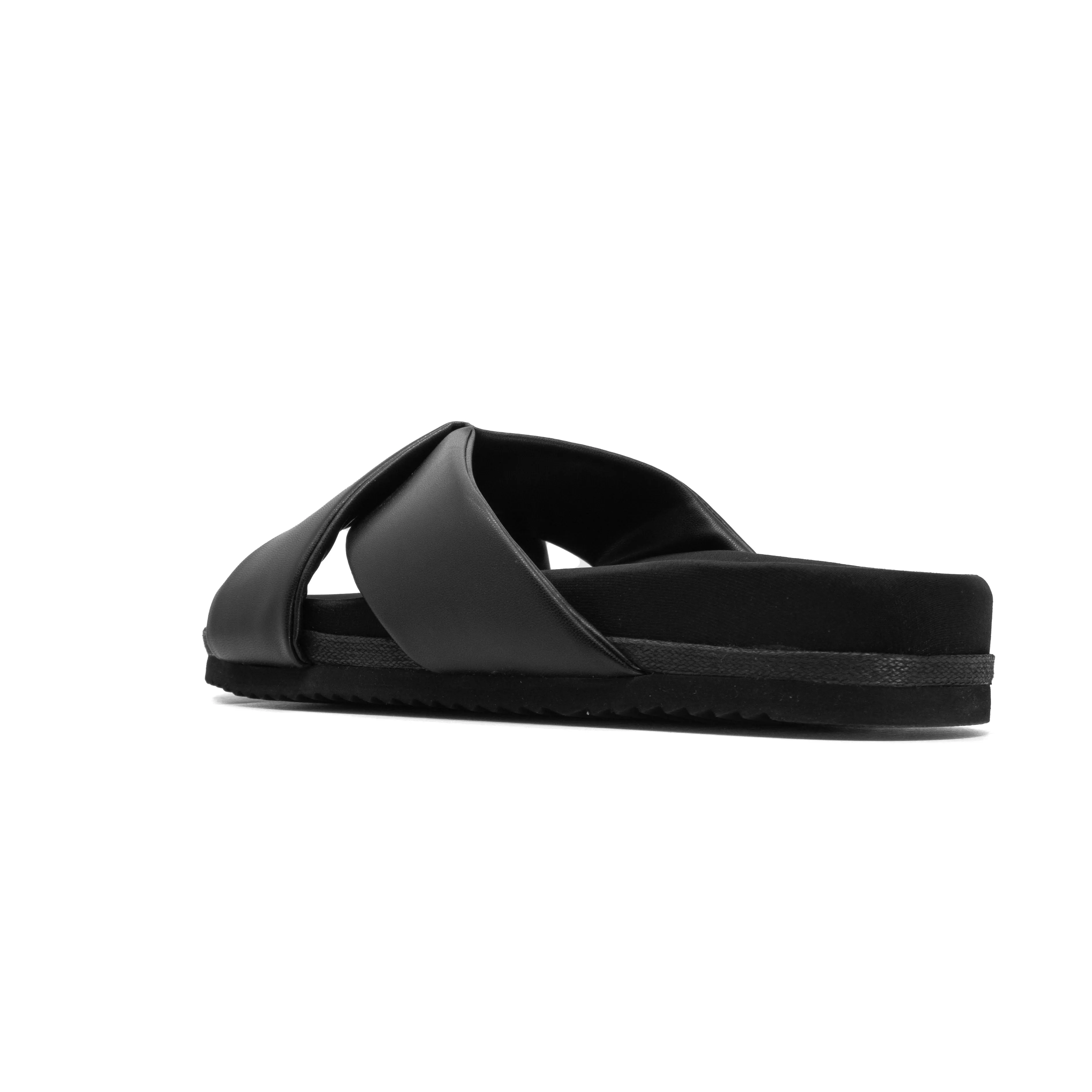 ROAM WING SANDAL BLACK VEGAN LEATHER