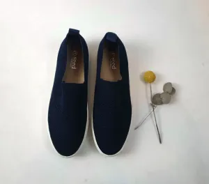 Seed Heritage navy slip on shoes size 38