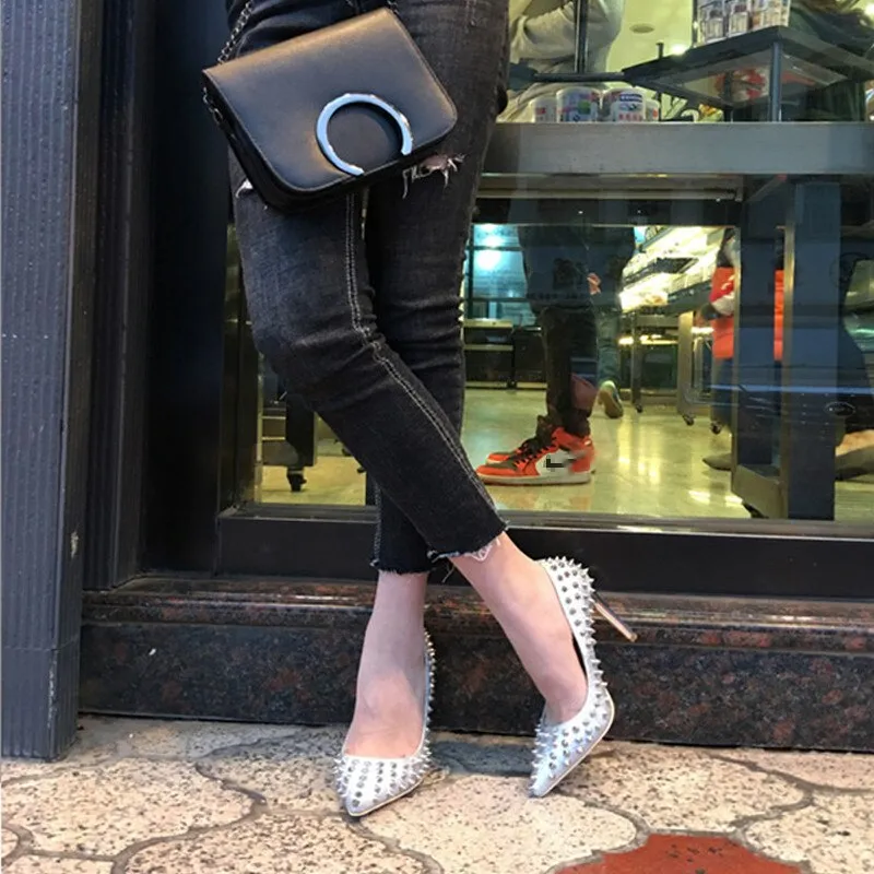 Sequins Pointed Toe Stiletto Pumps