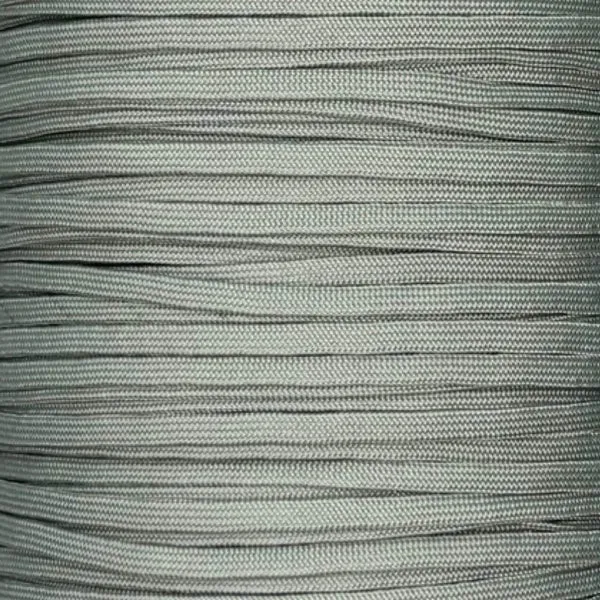 Silver Gray Flat Shoelaces Steel Tip