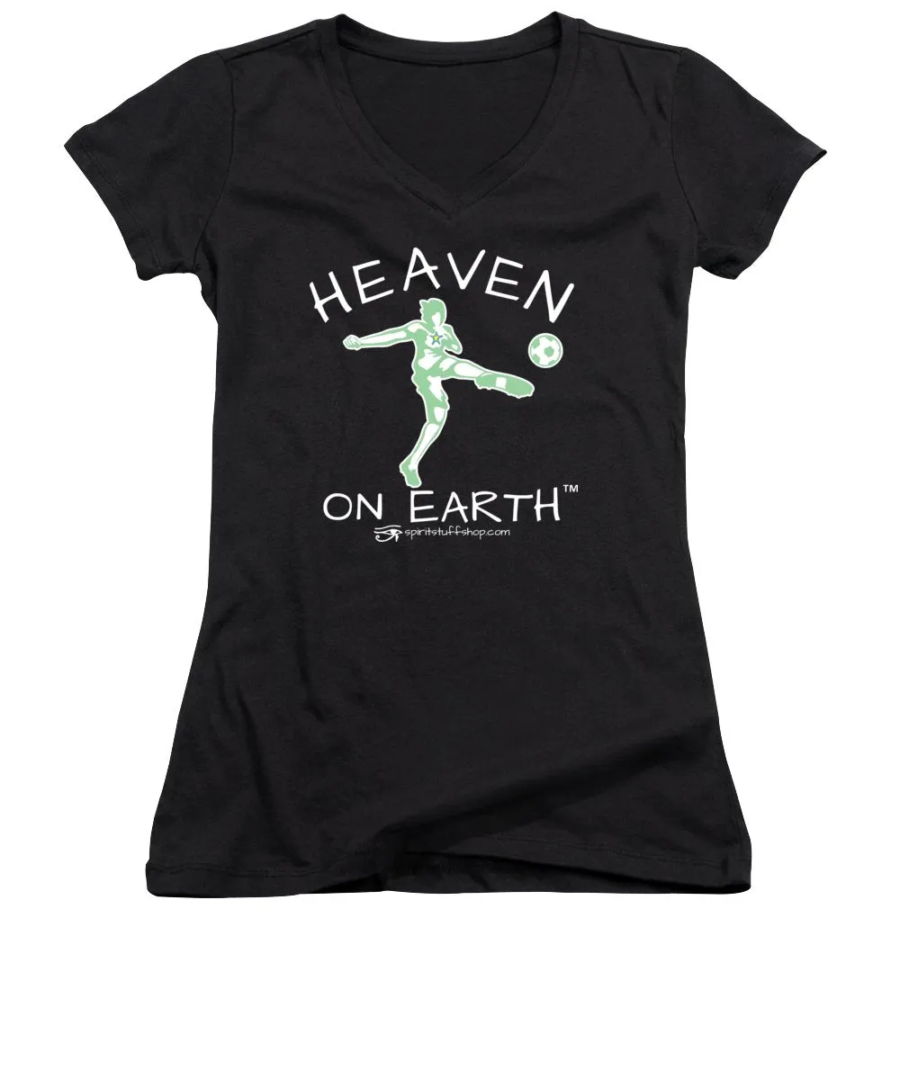 Soccer Heaven On Earth - Women's V-Neck