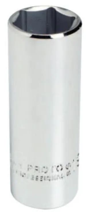 Stanley?? Products Torqueplus Metric Deep Sockets 3/8 in, 3/8 in Drive, 14 mm, 6 Points, 5014MH