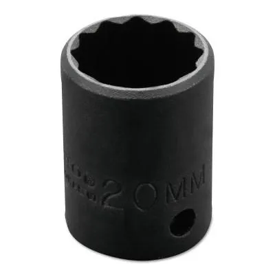Stanley?? Products Torqueplus Metric Impact Sockets 1/2 in, 1/2 in Drive, 20 mm, 12 Points, 7420MT