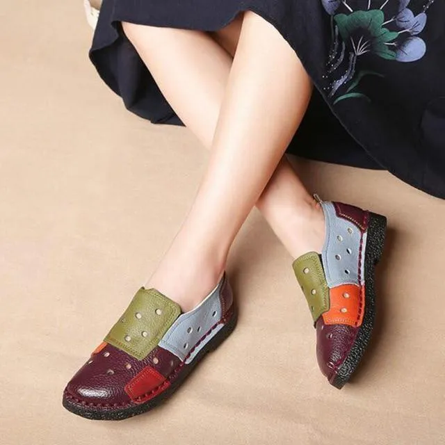 Women Moccasins Ballerina Shoes