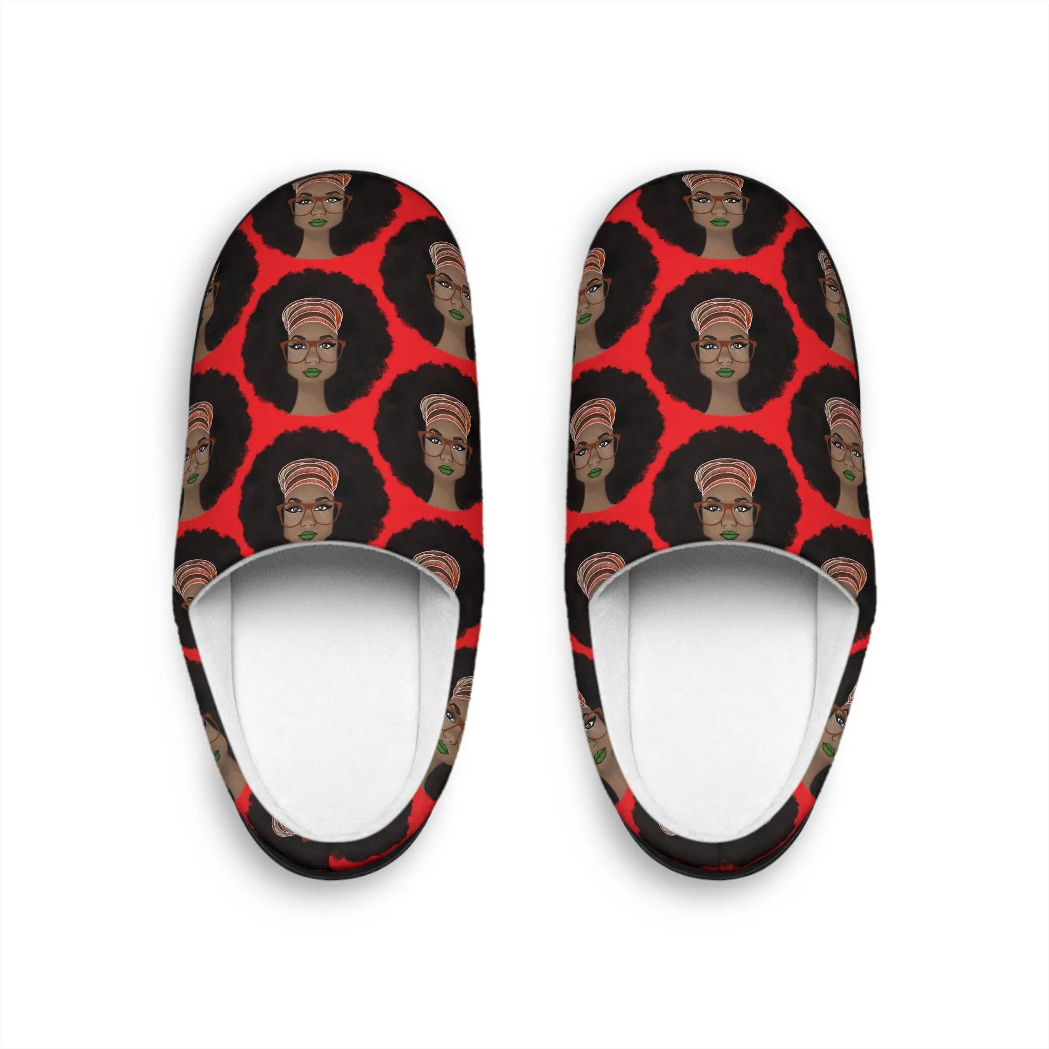 Women's Red Indoor Slippers